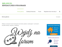 Tablet Screenshot of isel.edu.pl